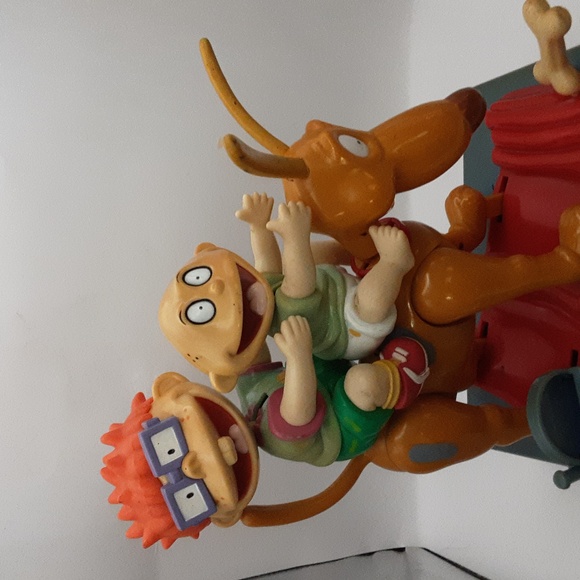 Vintage 1997 MGA Rugrats Mechanical Bank w/Tommy, Chuckie & Spike Motion & Sound - Picture 10 of 11